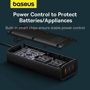 Invertor electric 220V Baseus Pro, 150W, negru, CGNB020101