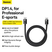 Cablu video DisplayPort 8K@60Hz, 1.5m Baseus B00633706111-01