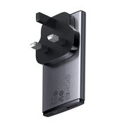 Incarcator USB Type-C, plug UE/UK GaN5 Pro flat design+ cablu tip C Baseus, CCGP150113