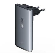 Incarcator USB Type-C, plug UE/UK GaN5 Pro flat design+ cablu tip C Baseus, CCGP150113
