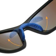 Ochelari cu protectie solara de ciclism Techsuit 3047, rosu