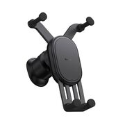 Suport auto wireless charging Baseus Pro 15W, negru, SUWX030001