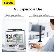 Ventilator de birou pentru monitor Baseus ACQS000001, negru