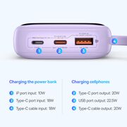 Baterie externa, power bank 10000mAh Baseus, 22.5W, P10067101513-00