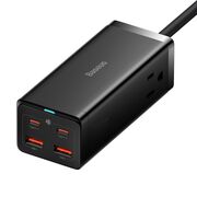Incarcator US/Cablu de alimentare GaN3 Pro, 2 x AC, 2 x USB, 2 x Type-C, 100W Baseus PSZM000201