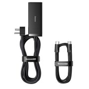Incarcator US/Cablu de alimentare GaN3 Pro, 2 x AC, 2 x USB, 2 x Type-C, 100W Baseus PSZM000201