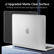 Carcasa pentru MacBook Air 13 M1 Hard Shell Frost, transparent mat