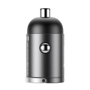 Incarcator auto bricheta Type-C Baseus Tiny Star Mini, 30W, gri