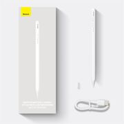 Stylus pen activ Baseus, palm rejection, alb, SXBC060202