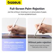 Stylus pen activ Baseus, Palm Rejection, alb, P80015803213-00