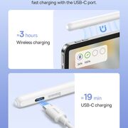 Stylus pen activ Dual Charging Baseus alb, SXBC080102