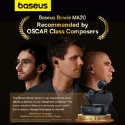 Casti True Wireless Bluetooth in-ear Baseus MA20, negru