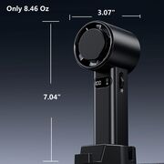Ventilator premium portabil cu acumulator Techsuit F83, negru