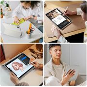 Husa pentru Apple iPad Pro 13" (2024) cu functie wake-up/sleep si compartiment pentru Apple Pen, tip stand, space grey