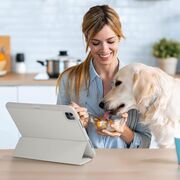 Husa pentru Apple iPad Pro 13" (2024) cu functie wake-up/sleep si compartiment pentru Apple Pen, tip stand, space grey