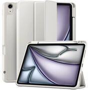 Husa pentru Apple iPad Air 13 2025 / 2024 M3, M2 cu functie wake-up/sleep si compartiment pentru Apple Pen, tip stand, space grey