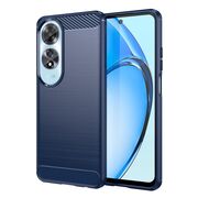 Husa pentru Oppo A60 Carbon Liquid Silicone, navy blue