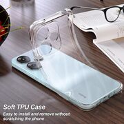 Husa pentru Xiaomi Redmi 13 Anti-Shock 1.5mm, cu protectie pentru lentile, transparenta