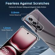 Husa pentru Oppo Reno 12 Pro Anti-Shock 1.5mm reinforced 4 corners, transparent