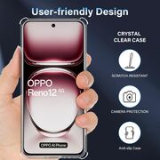 Husa pentru Oppo Reno 12 Anti-Shock 1.5mm reinforced 4 corners, transparent