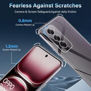 Husa pentru Oppo Reno 12 Anti-Shock 1.5mm reinforced 4 corners, transparent