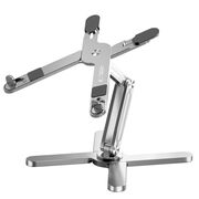 Stand Reglabil ULS200 din Aluminiu – Suport Universal pentru Laptop, MacBook și Tabletă până la 16”, Pliabil, Antiderapant, Design Premium, argintiu