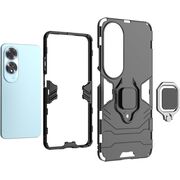 Husa pentru Oppo A60 cu inel Ring Armor Kickstand Tough, negru