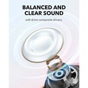 Casti Bluetooth Noise Cancelling cu microfon Anker A30i, roz