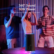 Boxa portabila wireless Anker SoundCore Glow, 30W, IP67, albastru