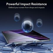 [Pachet 2x] Folie sticla iPad Pro 12.9 (2018 / 2020 / 2021 / 2022) ESR Armorite Screen Protector, transparenta