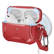 Husa Apple AirPods Pro 1 / 2 ESR Cyber Armor Tough HaloLock, rosu