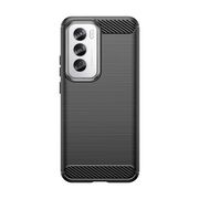 Husa pentru Oppo Reno 12 Pro Carbon Liquid Silicone, negru