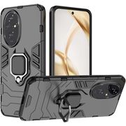Husa pentru Honor 200 cu inel Ring Armor Kickstand Tough, negru