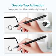Stylus pen activ Palm Rejection pentru iPad ESR Digital, negru