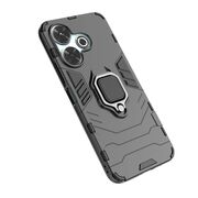 Husa pentru Xiaomi Redmi 13 cu inel Ring Armor Kickstand Tough, negru