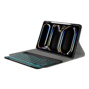 Husa cu tastatura iluminata pentru Apple iPad Pro 11 (2024) M4, negru