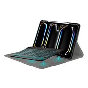 Husa cu tastatura iluminata pentru Apple iPad Pro 11 (2024) M4, negru