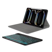 Husa cu tastatura iluminata pentru Apple iPad Pro 13 (2024) M4, negru