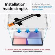 Folie sticla iPad Air 11 2024 / 2025​ M2, M3 Spigen Glas.t R Ez Fit 9H, transparenta