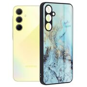Husa pentru  Samsung Galaxy A35 Colorful Varnish Anti-scrath, Albastru
