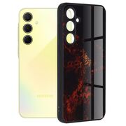Husa pentru  Samsung Galaxy A35 Colorful Varnish Anti-scrath, Rosu