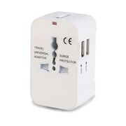 Adaptor priza EU la US, UK, AUS, 2 x USB, Techsuit, HHT202