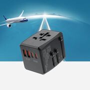 Adaptor priza EU la US, UK, AUS, PD20W, 2 x USB, 2 xType-C Techsuit, HHT904