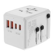 Adaptor priza EU la US, UK, AUS, PD20W, 2 x USB, 2 xType-C Techsuit, HHT904