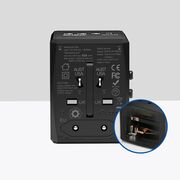 Adaptor priza EU la US, UK, AUS, PD30W, 3 x USB, 1 x USB-C Techsuit, HHT904