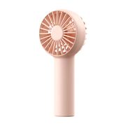 Mini ventilator portabil cu baterie de 2000mAh, 3 viteze, reîncărcabil, USB-C pentru casă, exterior, roz