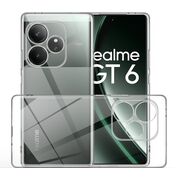Husa pentru Realme GT 6 / GT 6T Anti-Shock 1.5mm, protectie lentile, transparent