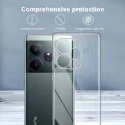 Husa pentru Realme GT 6 / GT 6T Anti-Shock 1.5mm, protectie lentile, transparent