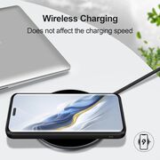 Husa pentru Honor Magic 6 Pro Liquid Silicone, subțire, captusita cu microfibra, anti amprentă, protectie cameră foto, negru