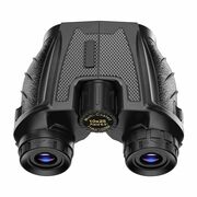 Binoclu 12 x 25 compact, Lentile Prism BAK4, Easy Focus, portabil, pentru vanatoare, hobby, sport, calatorii, negru